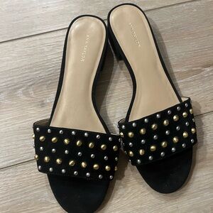 Ann Taylor Slip On Sandals Size 9